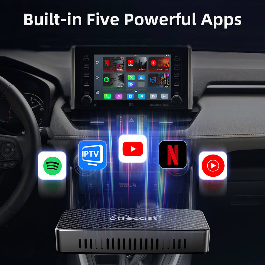 Play2Video Pro Wireless CarPlay/ Android Auto Adapter With YouTube & Netflix
