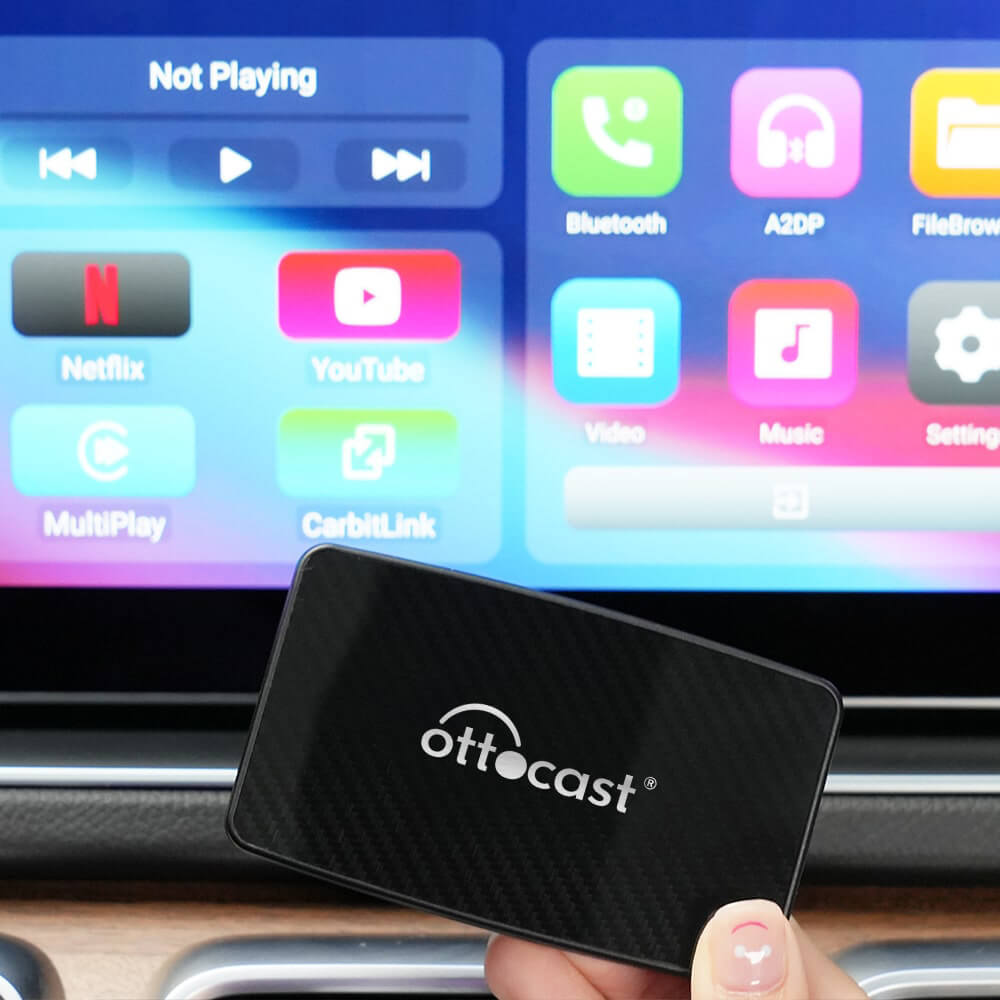Play2Video Pro Wireless CarPlay/ Android Auto Adapter With YouTube & Netflix