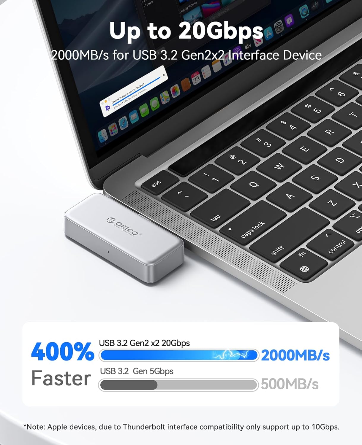 ORI-CO FlashPod 1TB MINI Magnetic Portable SSD up to 2000 MB/s ProRes , iPhone 15 16 Series, Tablets, Laptop