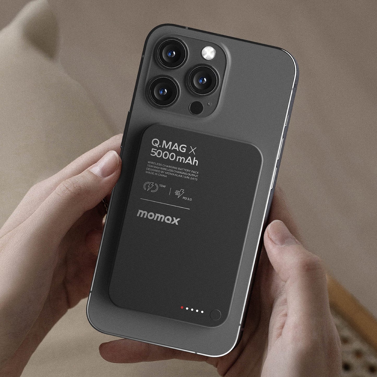 Q MAG Magnetic Wireless Power Bank 5000mAh/10000mAH IOS/Android